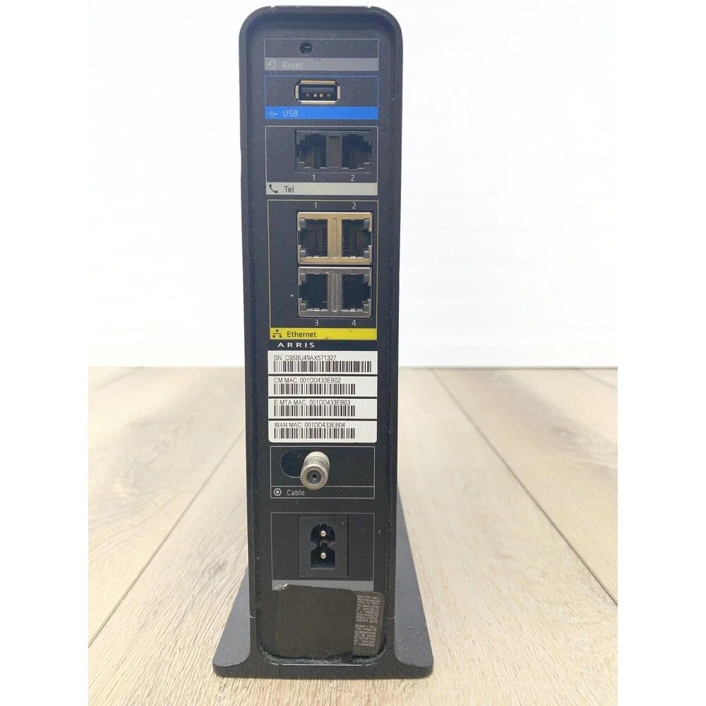 Comcast/Xfinity ARRIS TG862G/CT Residential Gateway & Router Wireless Modem - Picture 4 of 5